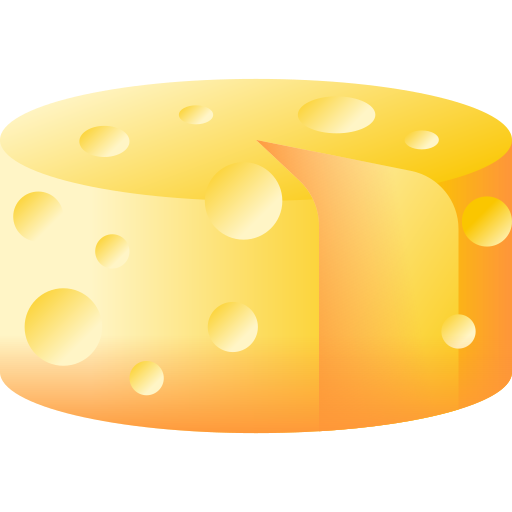 formaggio 3D Color icona