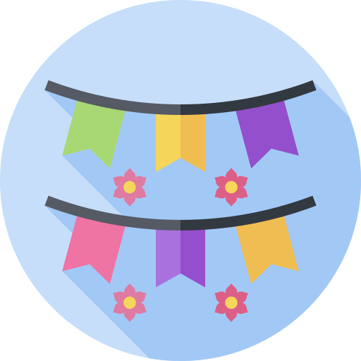 花輪 Flat Circular Flat icon