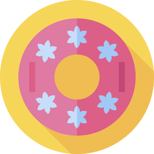 浮く Flat Circular Flat icon