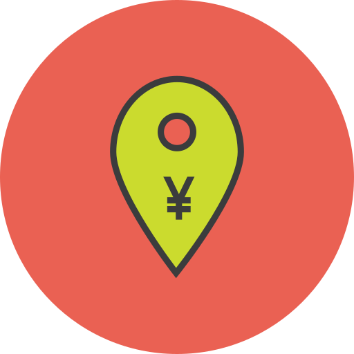 Location Amogh Design Rounded Lineal Color icon
