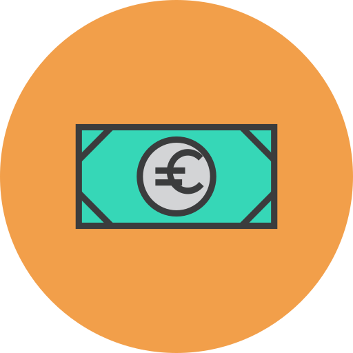 Money Amogh Design Rounded Lineal Color icon