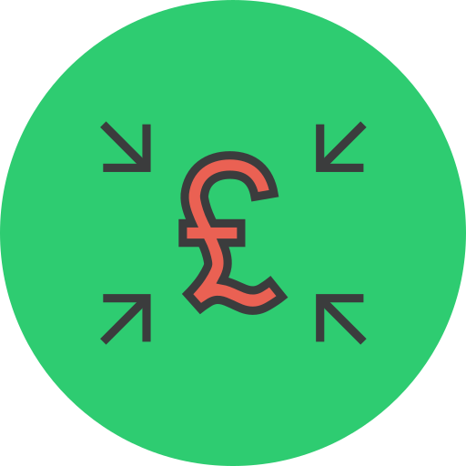 Cash Amogh Design Rounded Lineal Color icon