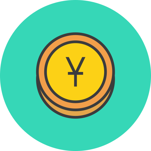 Coin Amogh Design Rounded Lineal Color icon