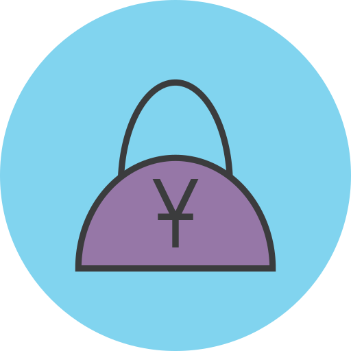 Bag Amogh Design Rounded Lineal Color icon