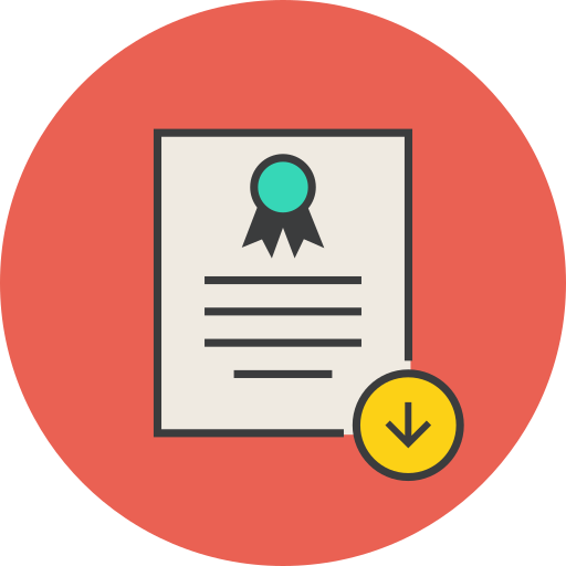 Document Amogh Design Rounded Lineal Color icon