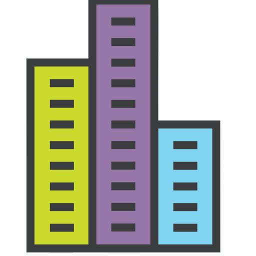 Building Generic color lineal-color icon