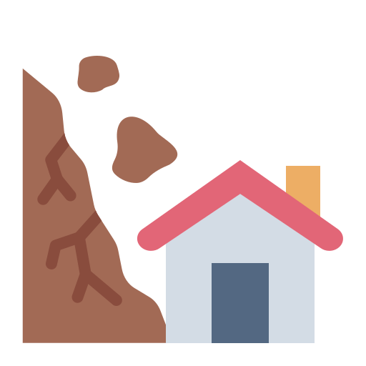 Landslide Generic color fill icon