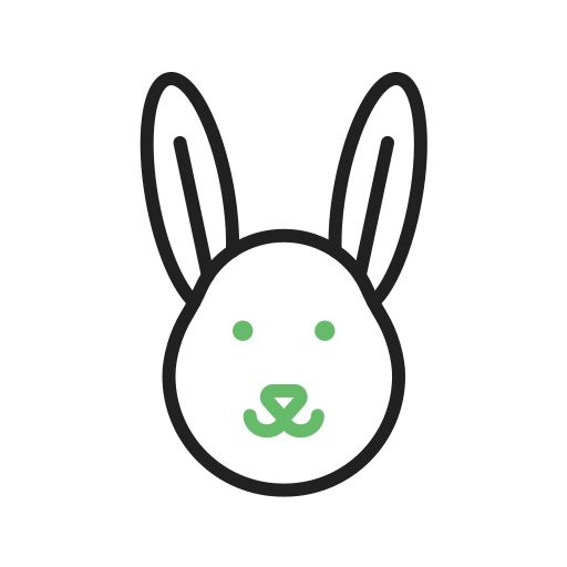 Bunny Generic color outline icon