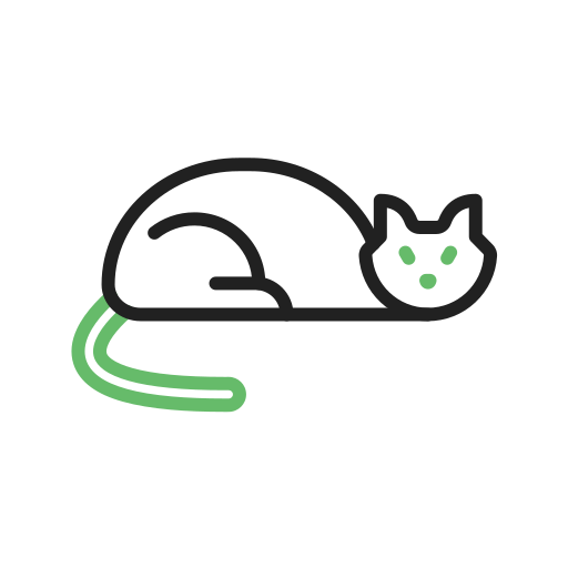 猫 Generic color outline icon