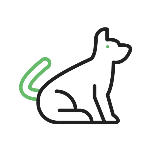 Собака Generic color outline иконка