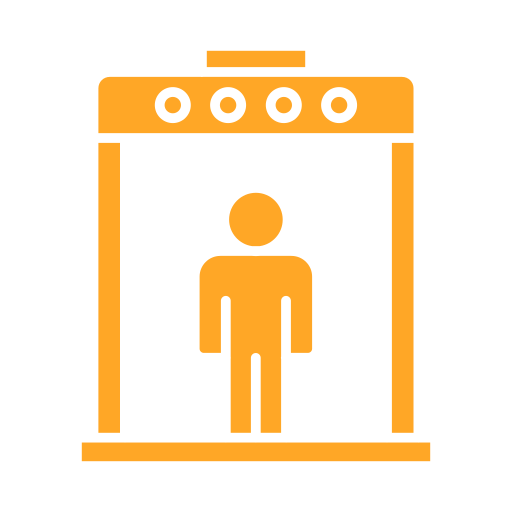 Body scanner Generic color fill icon