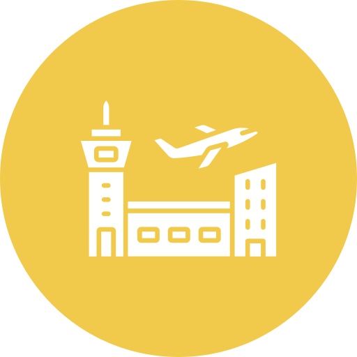 aeropuerto Generic color fill icono