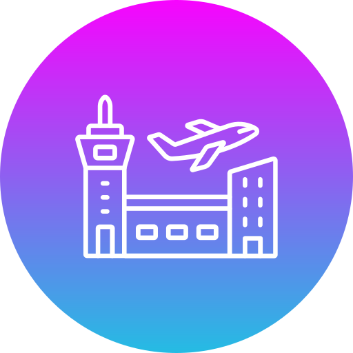 Airport Generic gradient fill icon