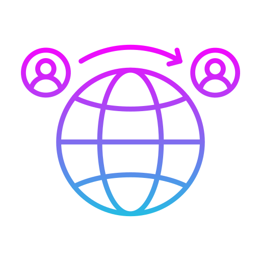weltweit Generic gradient outline icon