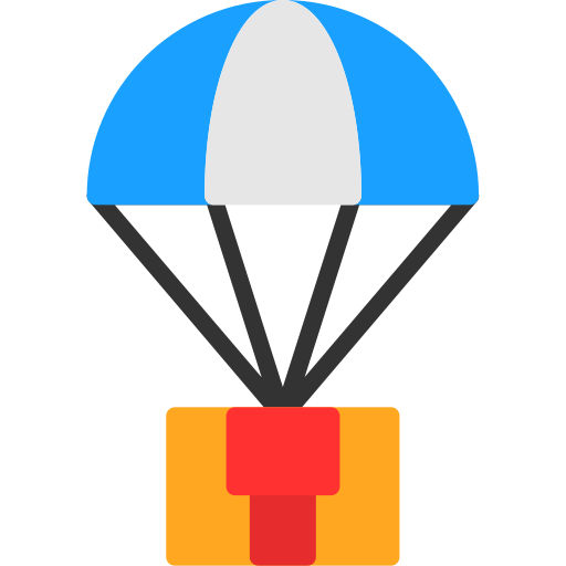 parachute Generic color fill Icône