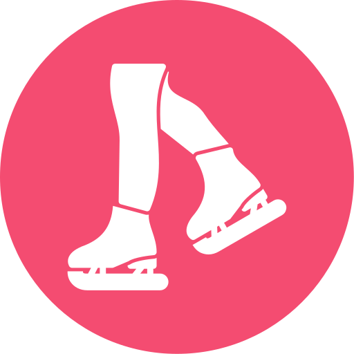 Figure skating Generic color fill icon