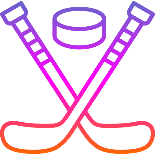 ijshockey Generic gradient outline icoon