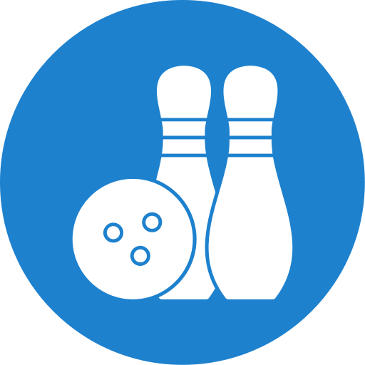 Bowling Generic color fill icon