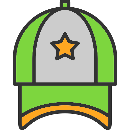 czapka baseballowa Generic color lineal-color ikona