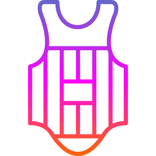 胸部保護具 Generic gradient outline icon