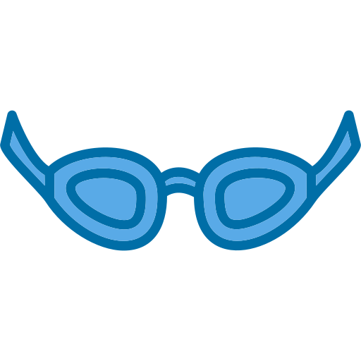очки для плавания Generic color lineal-color иконка