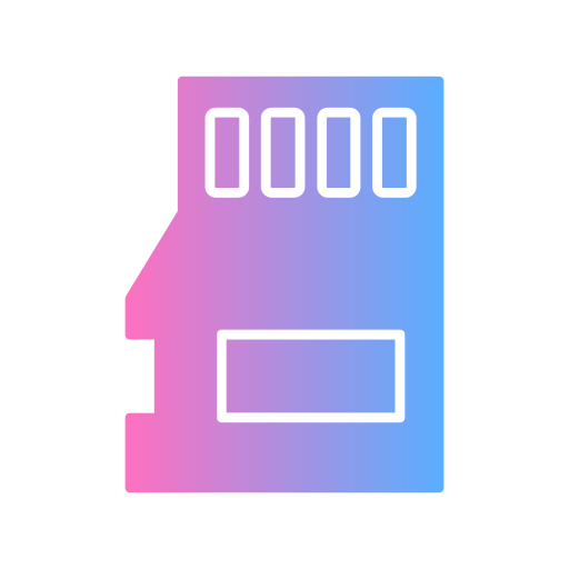 메모리 카드 Generic gradient fill icon