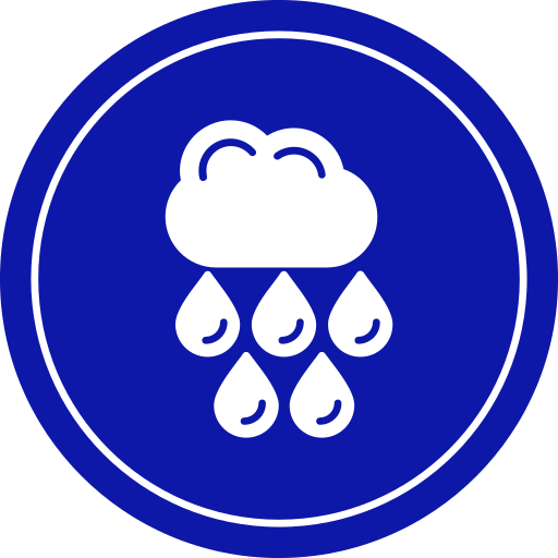 lluvia Generic color fill icono