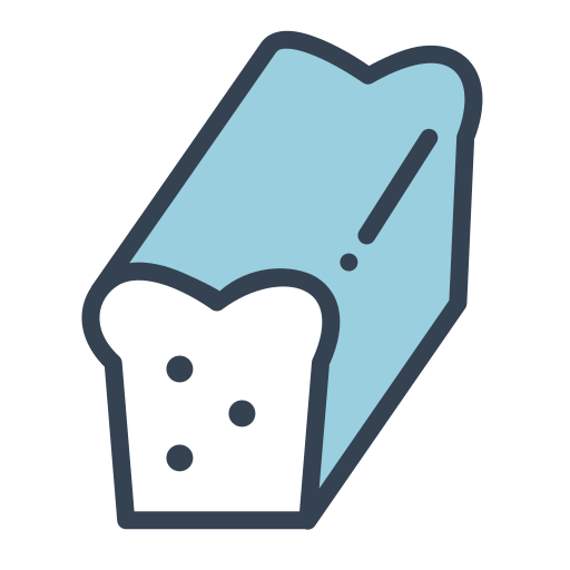 Bread Generic color lineal-color icon