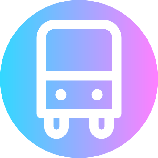 Bus Super Basic Rounded Circular icon