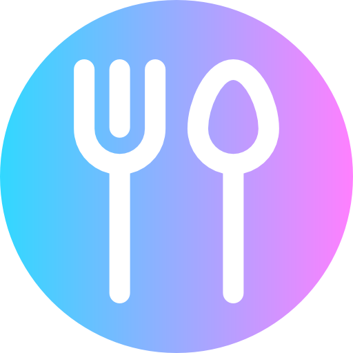 Cutlery Super Basic Rounded Circular icon