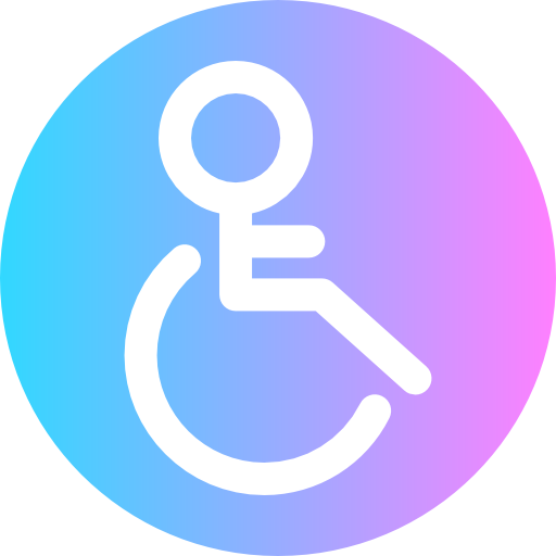 Handicap Super Basic Rounded Circular icon