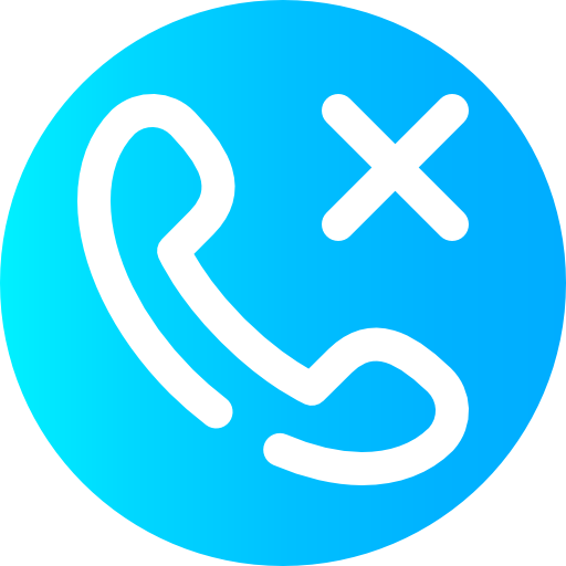 Phone call Super Basic Omission Circular icon