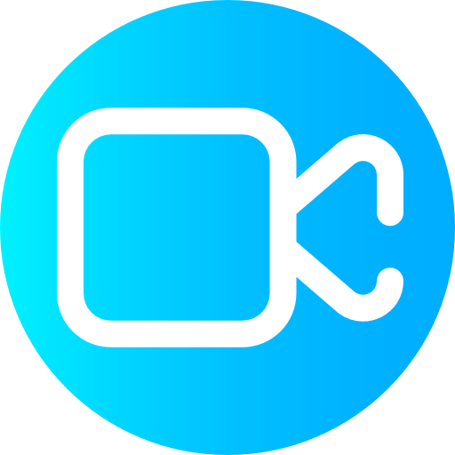 camara de video Super Basic Omission Circular icono