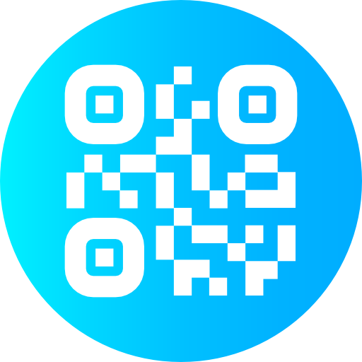 qrコード Super Basic Omission Circular icon
