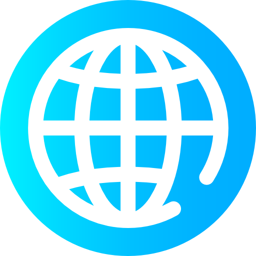Earth grid Super Basic Omission Circular icon
