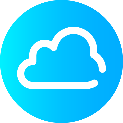 Cloud Super Basic Omission Circular icon