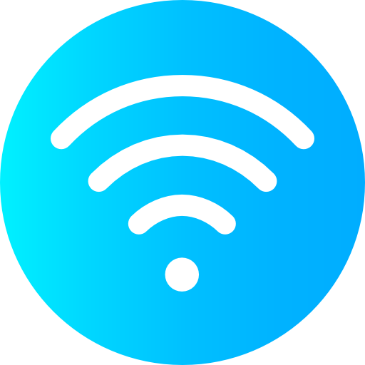 wifi Super Basic Omission Circular icoon