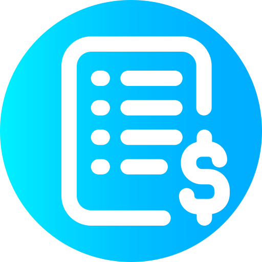Invoice Super Basic Omission Circular icon
