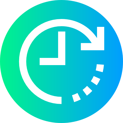 reloj de pared Super Basic Straight Circular icono