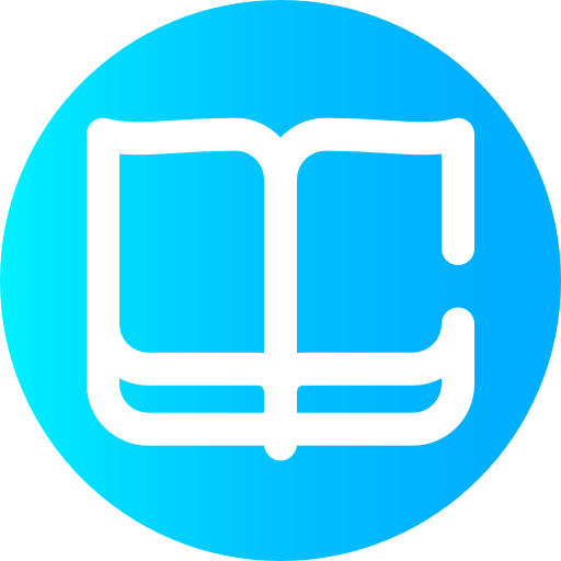 Open book Super Basic Omission Circular icon