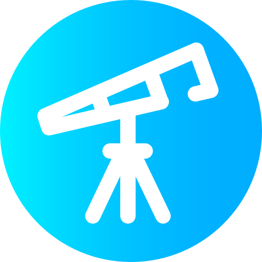 Telescope Super Basic Omission Circular icon