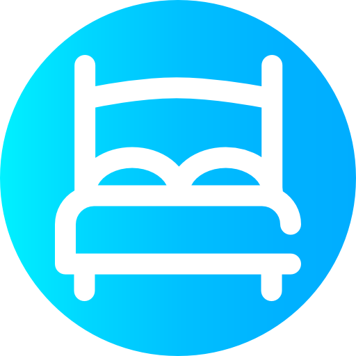 침대 Super Basic Omission Circular icon