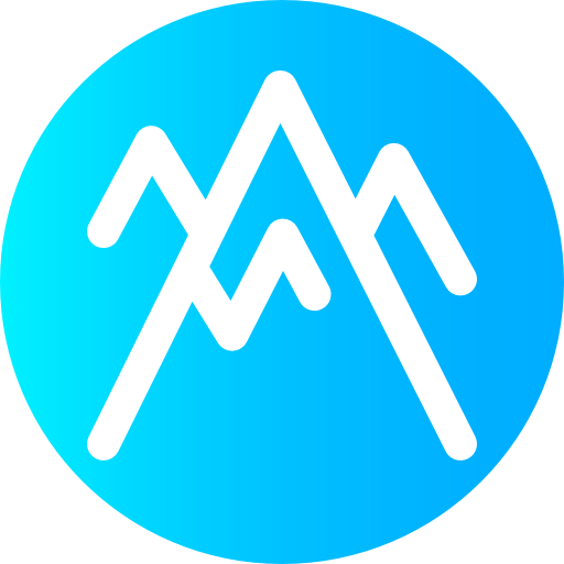 Mountains Super Basic Omission Circular icon