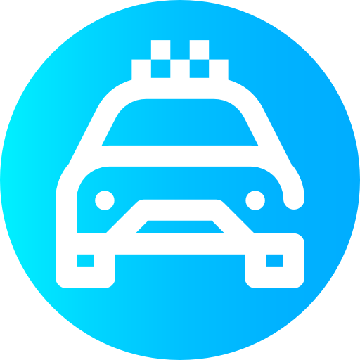 Taxi Super Basic Omission Circular icon