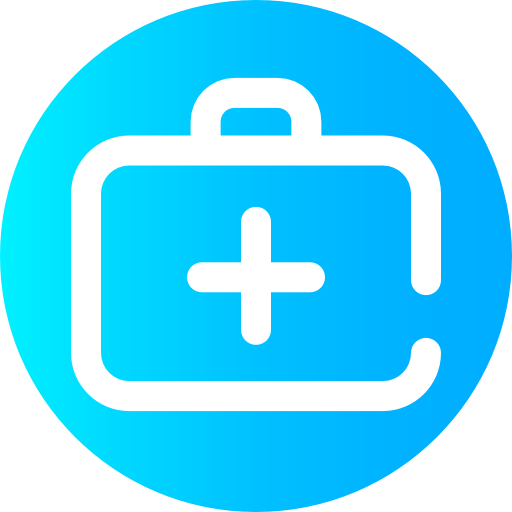 First aid kit Super Basic Omission Circular icon