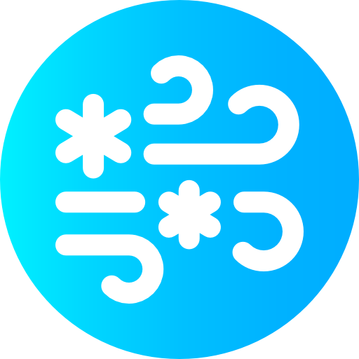 雪 Super Basic Omission Circular icon