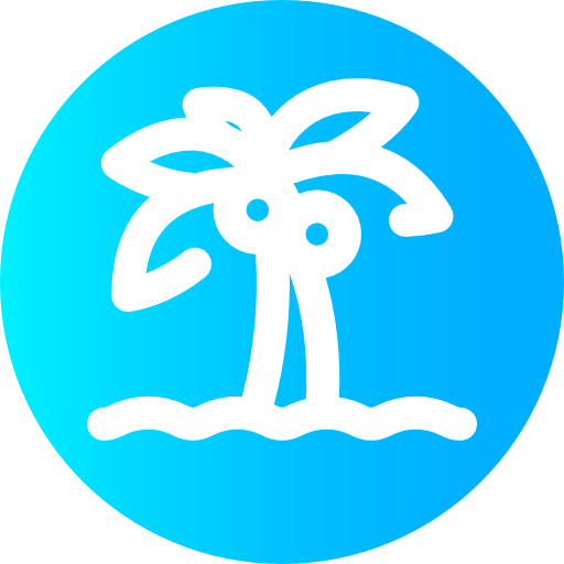palmera Super Basic Omission Circular icono