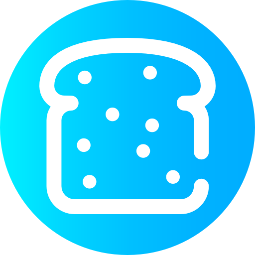 Bread Super Basic Omission Circular icon