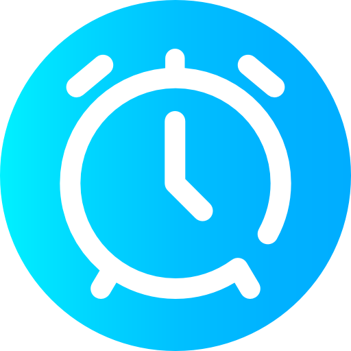 Alarm clock Super Basic Omission Circular icon