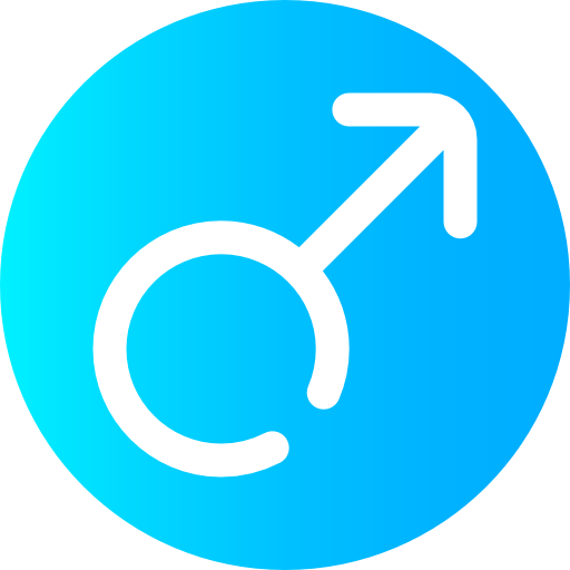 男 Super Basic Omission Circular icon